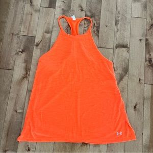 🌻3/25$ Under Armour orange heat gear tank XS